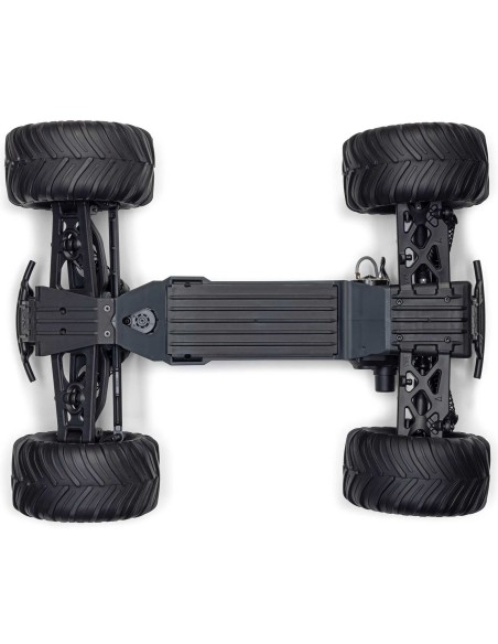 1/10 GORGON 2WD RTA Kit Brushed Monster Truck (Battery & Charger Included), Clear