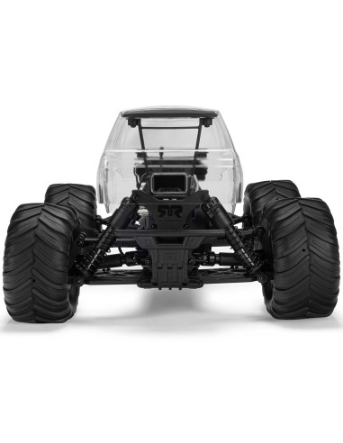 1/10 GORGON 2WD RTA Kit Brushed Monster Truck (Battery & Charger Included), Clear
