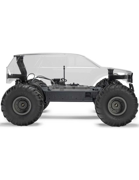 1/10 GORGON 2WD RTA Kit Brushed Monster Truck (Battery & Charger Included), Clear