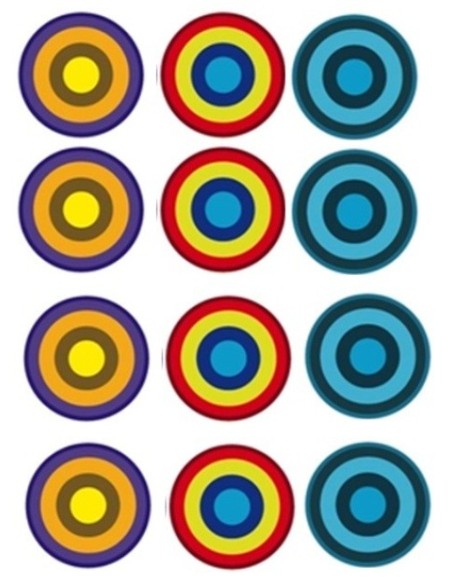Circulos decorativos en vinilo