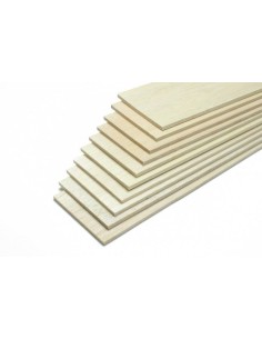 LOTE DE 10 CHAPA BALSA 2.5X100X1000MM