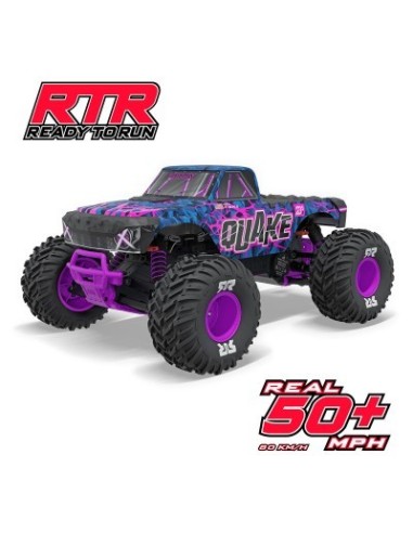 QUAKE 223S DSC 2WD RTR Brushless Monster Truck Purple
