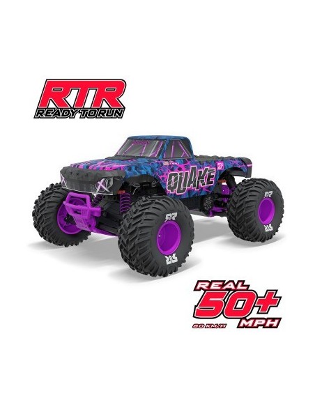 QUAKE 223S DSC 2WD RTR Brushless Monster Truck Purple