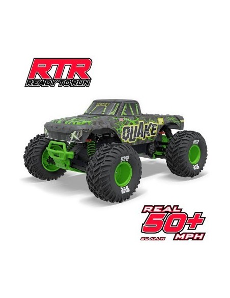 QUAKE 223S DSC 2WD RTR Brushless Monster Truck Green