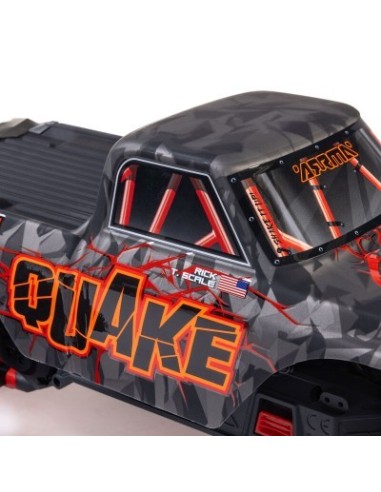 QUAKE 223S DSC 2WD RTR Brushless Monster Truck Red