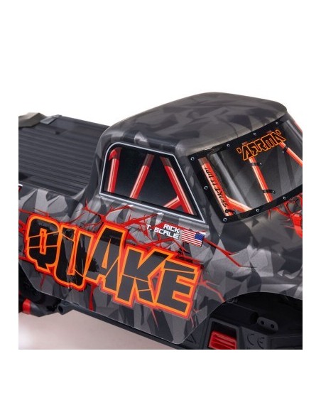 QUAKE 223S DSC 2WD RTR Brushless Monster Truck Red
