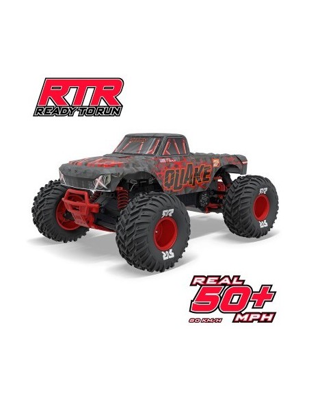 QUAKE 223S DSC 2WD RTR Brushless Monster Truck Red
