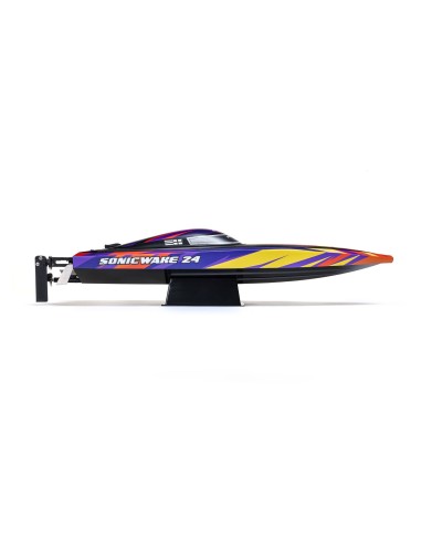 Sonicwake 24" Autoadrizable, sin escobillas, Deep-V RTR (batería y cargador incluidos), rojo