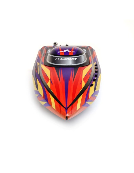 Sonicwake 24" Autoadrizable, sin escobillas, Deep-V RTR (batería y cargador incluidos), rojo