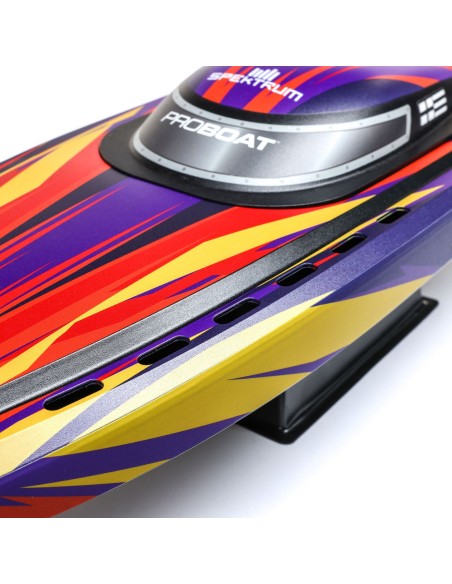 Sonicwake 24" Autoadrizable, sin escobillas, Deep-V RTR (batería y cargador incluidos), rojo
