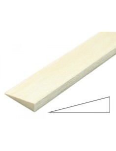 Listón terminal de balsa simétrico 3x12x1000 mm (2 uds.)