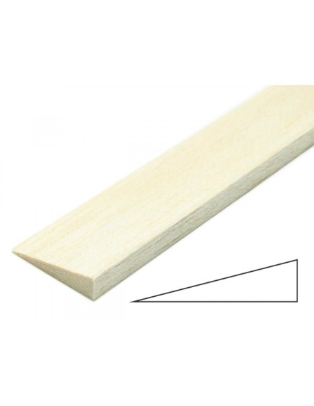 Listón terminal de balsa simétrico 3x12x1000 mm (2 uds.)
