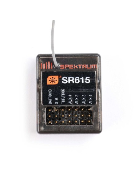 Receptor resistente al agua SR615 DSMR de 6 canales