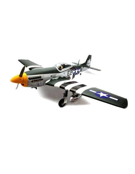 P-51D Mustang 20cc ARF, 69.5"  6S Compatible  Skill Level 3  Short Grass Hangar 9 - HAN2820B
