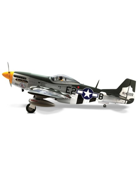 P-51D Mustang 20cc ARF, 69.5"  6S Compatible  Skill Level 3  Short Grass Hangar 9 - HAN2820B