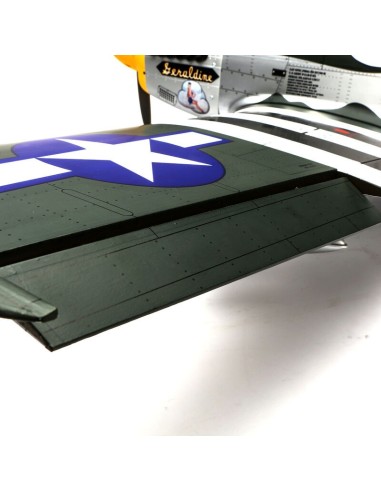 P-51D Mustang 20cc ARF, 69.5"  6S Compatible  Skill Level 3  Short Grass Hangar 9 - HAN2820B
