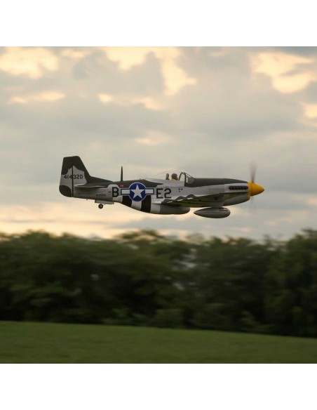 P-51D Mustang 20cc ARF, 69.5"  6S Compatible  Skill Level 3  Short Grass Hangar 9 - HAN2820B