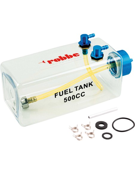 Depósito de gasolina Robbe Modellsport de 500 ml con tapón de aluminio