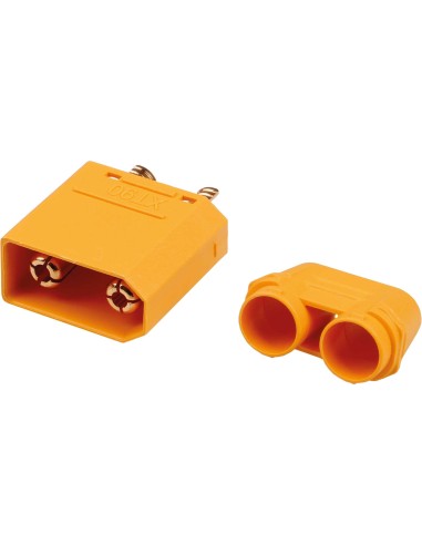 XT-90 S macho con carcasa de cable,