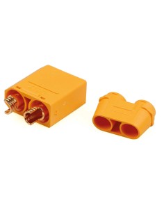 XT-90 S macho con carcasa de cable, 2