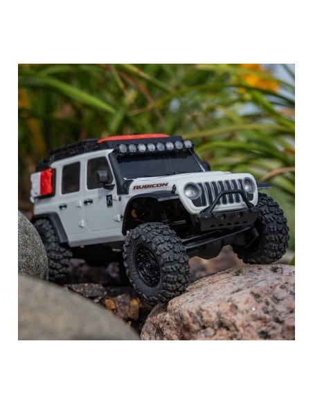 1-30 SCX30 Jeep Wrangler JLU 4X4 RTR Brushed Rock Crawler (Battery & Charger Included) White