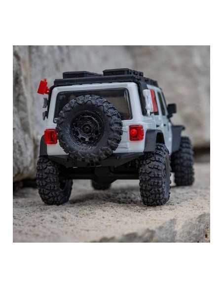 1-30 SCX30 Jeep Wrangler JLU 4X4 RTR Brushed Rock Crawler (Battery & Charger Included) White