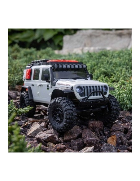 1-30 SCX30 Jeep Wrangler JLU 4X4 RTR Brushed Rock Crawler (Battery & Charger Included) White