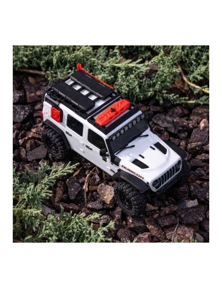 1-30 SCX30 Jeep Wrangler JLU 4X4 RTR Brushed Rock Crawler (Battery & Charger Included) White