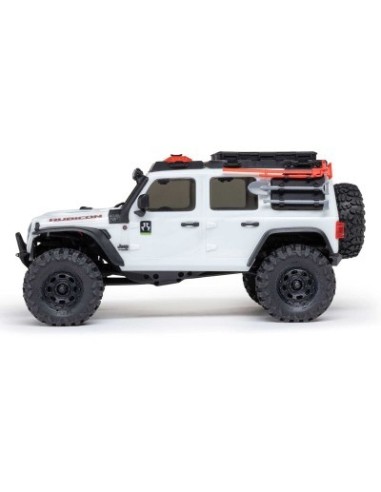 1-30 SCX30 Jeep Wrangler JLU 4X4 RTR Brushed Rock Crawler (Battery & Charger Included) White