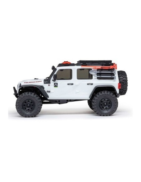 1-30 SCX30 Jeep Wrangler JLU 4X4 RTR Brushed Rock Crawler (Battery & Charger Included) White