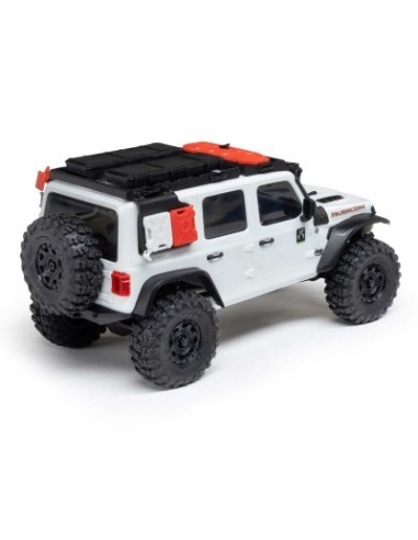 1-30 SCX30 Jeep Wrangler JLU 4X4 RTR Brushed Rock Crawler (Battery & Charger Included) White