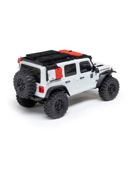 1-30 SCX30 Jeep Wrangler JLU 4X4 RTR Brushed Rock Crawler (Battery & Charger Included) White
