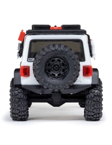 1-30 SCX30 Jeep Wrangler JLU 4X4 RTR Brushed Rock Crawler (Battery & Charger Included) White