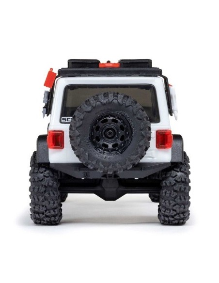 1-30 SCX30 Jeep Wrangler JLU 4X4 RTR Brushed Rock Crawler (Battery & Charger Included) White