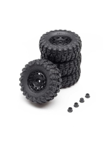 1-30 SCX30 Jeep Wrangler JLU 4X4 RTR Brushed Rock Crawler (Battery & Charger Included) White