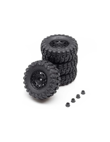1-30 SCX30 Jeep Wrangler JLU 4X4 RTR Brushed Rock Crawler (Battery & Charger Included) White
