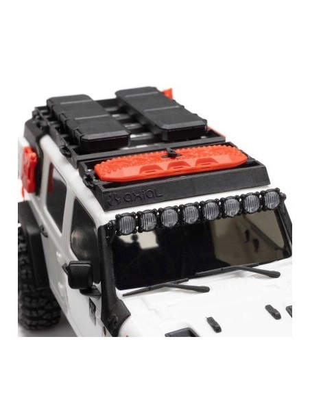1-30 SCX30 Jeep Wrangler JLU 4X4 RTR Brushed Rock Crawler (Battery & Charger Included) White