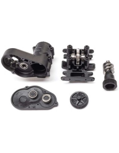 1-30 SCX30 Jeep Wrangler JLU 4X4 RTR Brushed Rock Crawler (Battery & Charger Included) White
