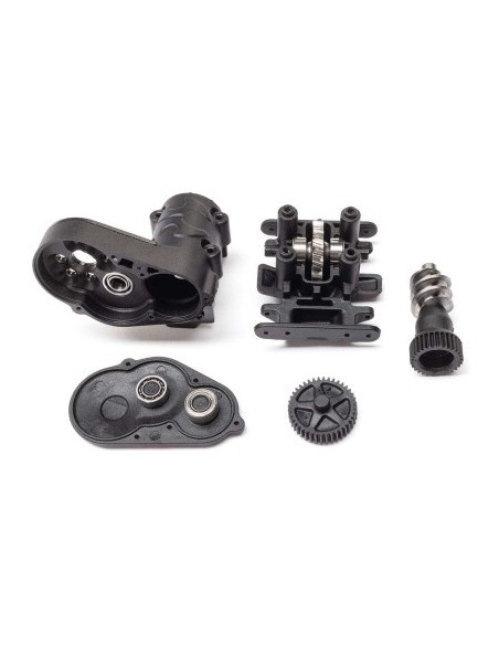 1-30 SCX30 Jeep Wrangler JLU 4X4 RTR Brushed Rock Crawler (Battery & Charger Included) White