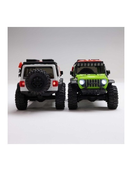 1-30 SCX30 Jeep Wrangler JLU 4X4 RTR Brushed Rock Crawler (Battery & Charger Included) White