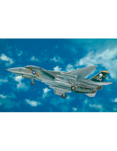 Maqueta de plástico Italeri: Avión F-14A Tomcat. Escala 1:48