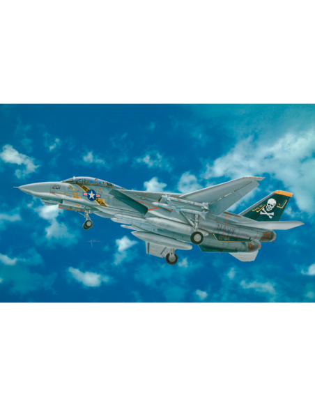 Maqueta de plástico Italeri: Avión F-14A Tomcat. Escala 1:48