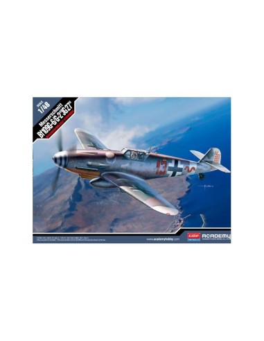 Maqueta de plástico Academy "Messerschmitt" BF109G-6/G-2 JG 27