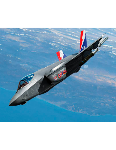 Avión F-35A Lightning II "1000th". Escala 1/72.