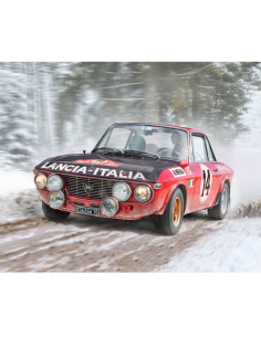 Coche Lancia Fulvia HF Rally Monte Carlo 1972.