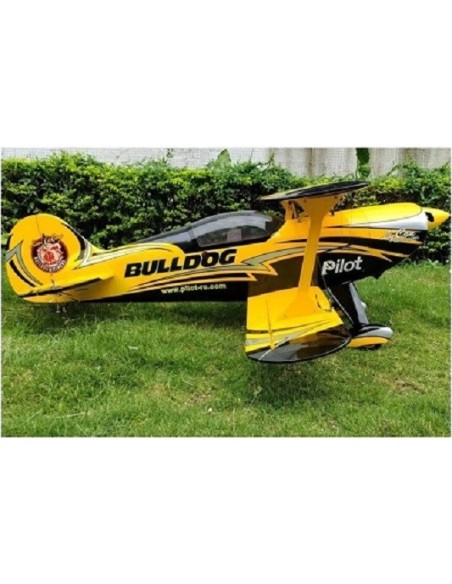 Pilot RC - Pitts Special S2B 87", Yellow/Black Bulldog ARF Kit