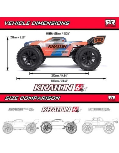 KRATON 6S 1/8 4X4 RTR Brushless Speed Truck Green/Black