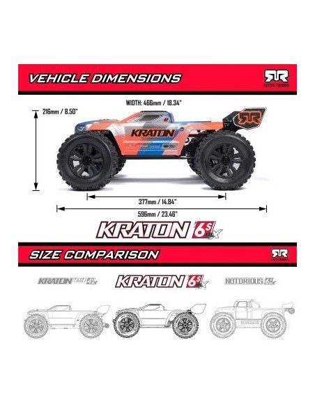 KRATON 6S 1/8 4X4 RTR Brushless Speed Truck Green/Black