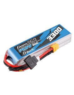 Gens ace G-Tech 3300mAh 14.8V 60C 4S1P Lipo Battery Pack with XT60 plug