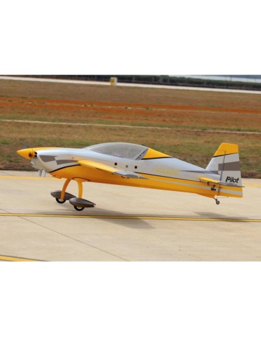 EXTRA NG 90" (envergadura: 2,29 m) - Amarillo, blanco y plateado